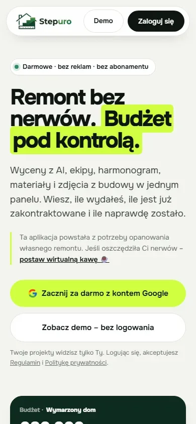 Stepuro na telefonie